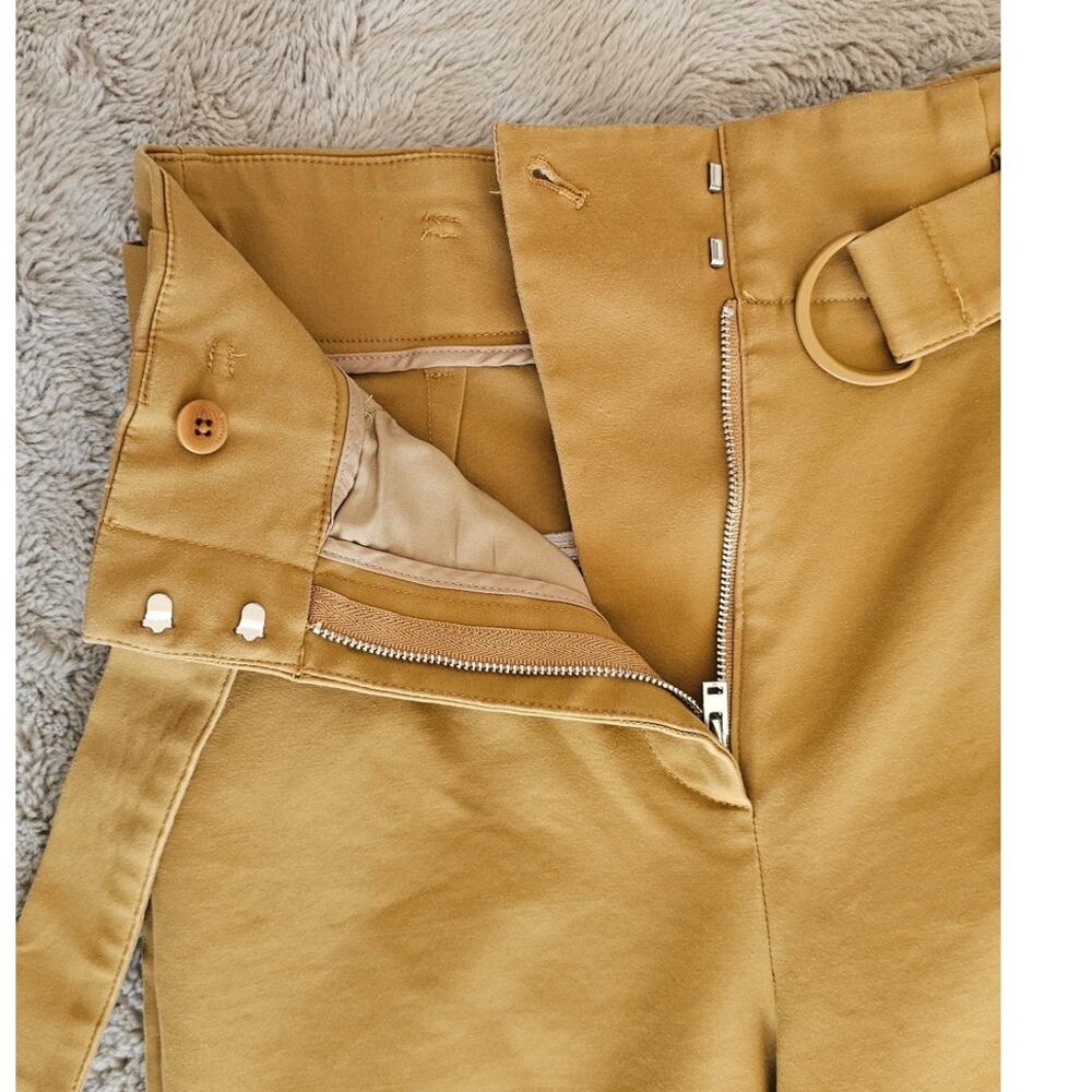 Babaton Zayden Belted  Pant Trouser Straight Leg Ankle Womens Sz 4 - Picture 8 of 11